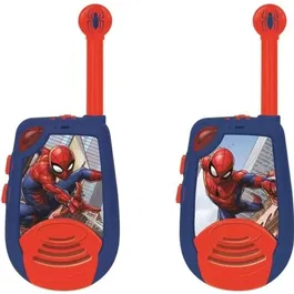 Lexibook SPIDER-MAN Walkie-Talkies 2 km con Código Morse Luminoso