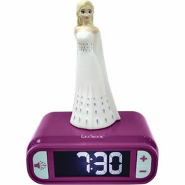 Lexibook Despertador Digital Elsa Frozen 2 con Luz Nocturna 3D