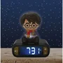 LEXIBOOK Reloj Despertador Digital Harry Potter con Luz Nocturna 3D y Efectos de Sonido