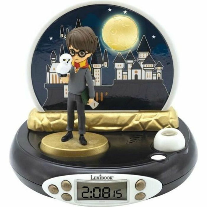 LEXIBOOK Reloj Despertador Proyector 3D Harry Potter y Hedwig