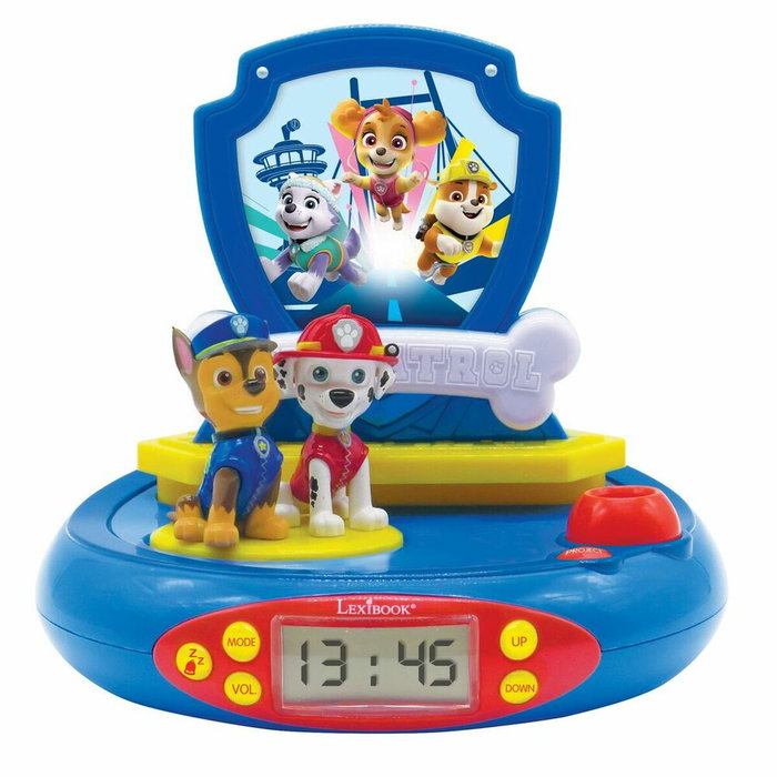 Lexibook Patrulla Canina Radio Reloj Despertador con Proyección Lexibook Patrulla Canina Radio Reloj Despertador con Proyección
