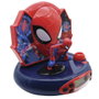 Lexibook Spiderman - Radio reloj despertador con proyección de imágenes y radio FM