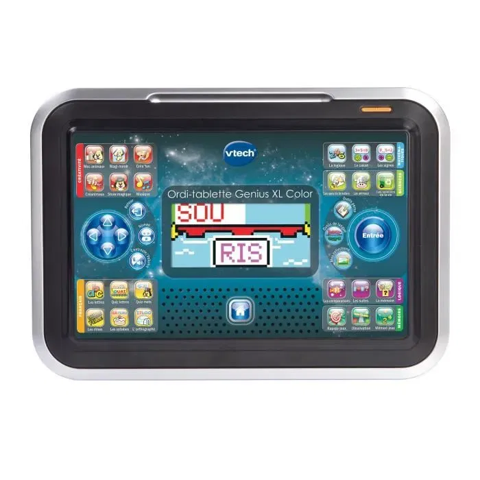 VTECH Ordi-Tablet Genius XL Negro - Tableta Educativa 2 en 1 para Niños