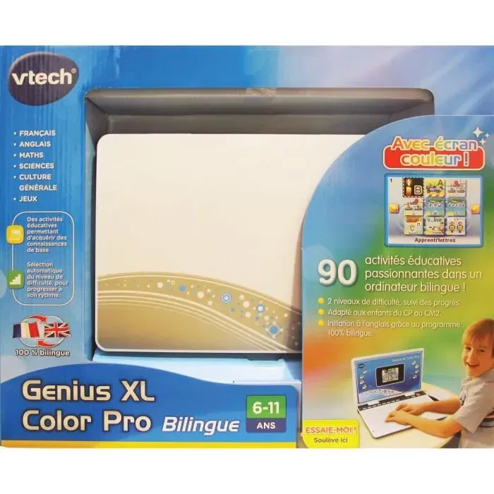 Vtech Genius XL Color Pro Plata Bilingüe - Idioma Francés