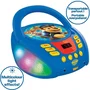 Lexibook Reproductor de CD Bluetooth Paw Patrol con Efectos de Luz para Niños, Compatible con Smartphones y Tablets, Entrada Auxiliar