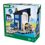 Brio World 33813 Estación de Policía, Juguete de Trenes para Niños y Niñas a Partir de 3 Años