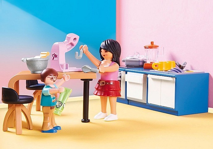 Playmobil 70206 - Casa de muñecas La Maison Traditionnelle - Cocina familiar