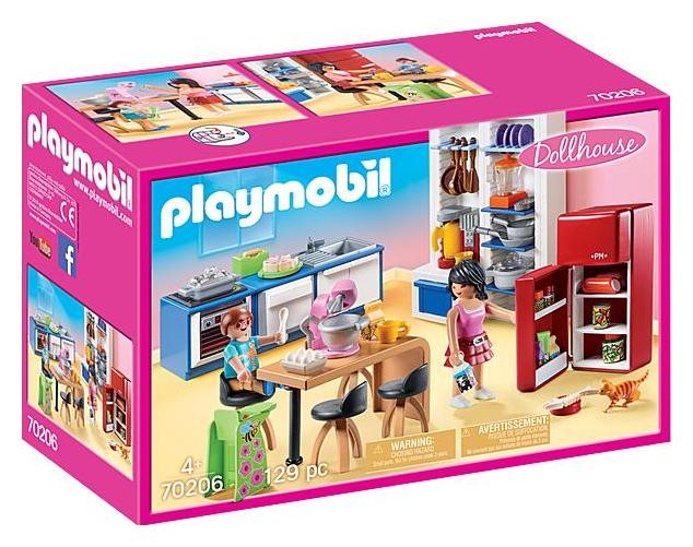 Playmobil 70206 - Casa de muñecas La Maison Traditionnelle - Cocina familiar
