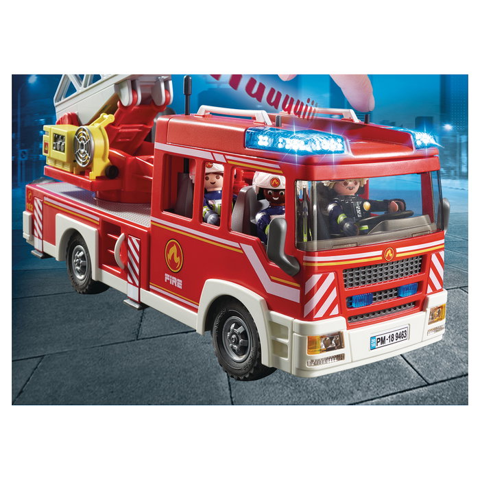 PLAYMOBIL 9463 City Action Camión de Bomberos con Escalera