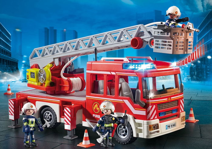 PLAYMOBIL 9463 City Action Camión de Bomberos con Escalera