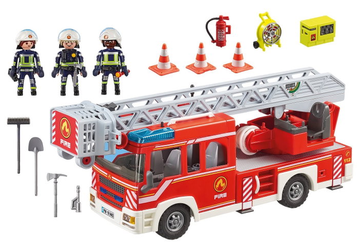 PLAYMOBIL 9463 City Action Camión de Bomberos con Escalera