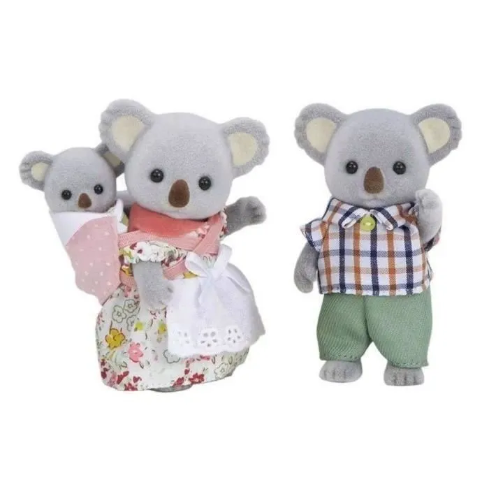 Sylvanian Families Familia Koala 5310 Papá, Mamá y Bebé