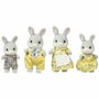 Sylvanian Families Familia Conejo Gris de 4 figuras