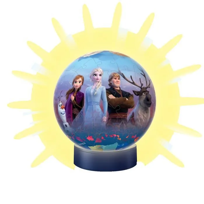 Ravensburger Puzzle 3D Redondo Iluminado The Snow Queen 2 72 Piezas