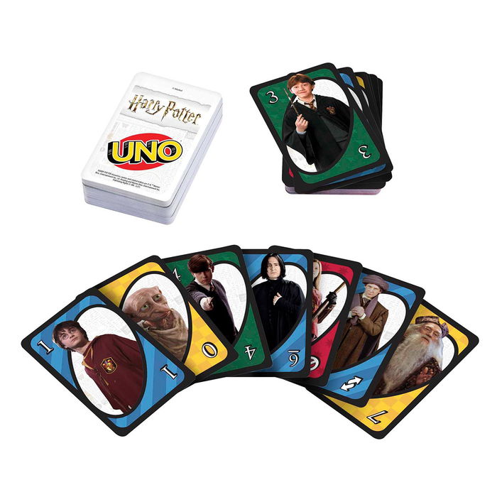 UNO Juego de Cartas Harry Potter FNC42 Mattel Games
