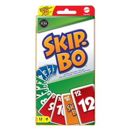 Mattel Games Juego de cartas SKIP BO - Juego de cartas para Niños y Adultos a partir de 7 años