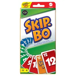 Mattel Games Juego de cartas SKIP BO - Juego de cartas para Niños y Adultos a partir de 7 años