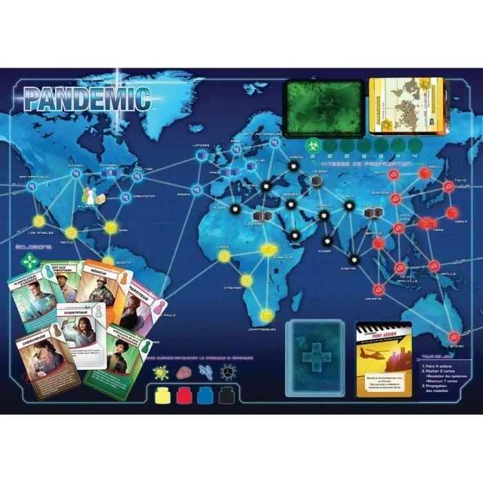 Asmodee Pandemia Juego de Mesa Idioma Francés