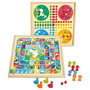 Juego de Mesa Jeujura Game of goose and small horses 33 x 33 x 2 cm