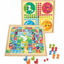 Juego de Mesa Jeujura Game of goose and small horses 33 x 33 x 2 cm