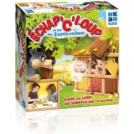 Megableu Los 3 Cerditos Ambience Game Esc O Wolf Juego de Mesa para 2-3 Jugadores - Idioma Francés
