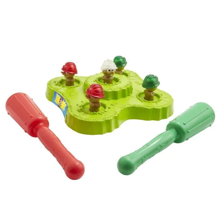Mattel Games CHASS'TAUPES Juego de Mesa Infantil, 1 o 2 Jugadores, 4 Años en Adelante, con Luces y Sonidos