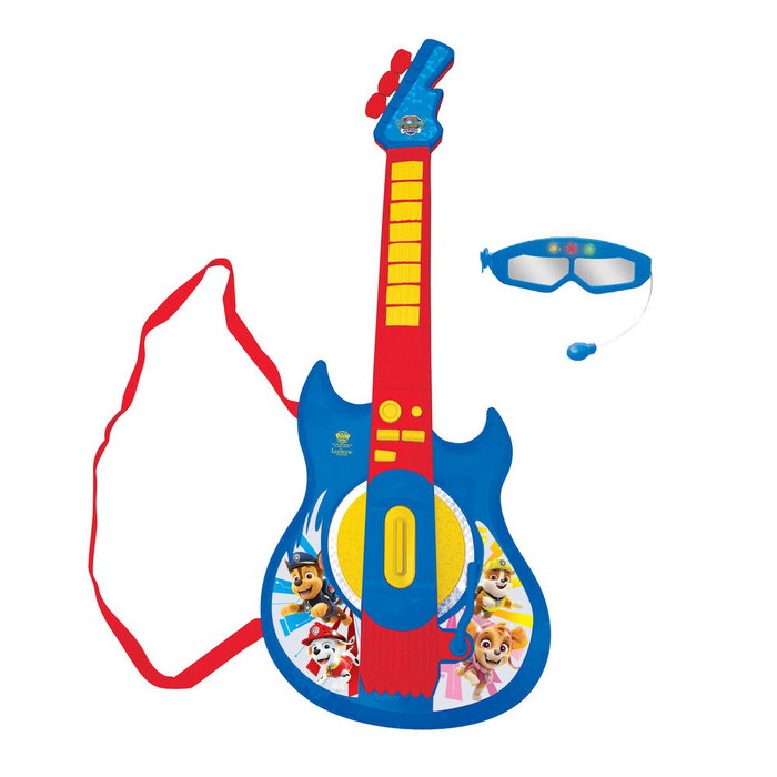 Lexibook Guitarra electrónica iluminada Paw Patrol con gafas y micrófono