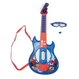 Lexibook SPIDER-MAN Guitarra Electrónica Luminosa con Gafas y Micrófono para Niños