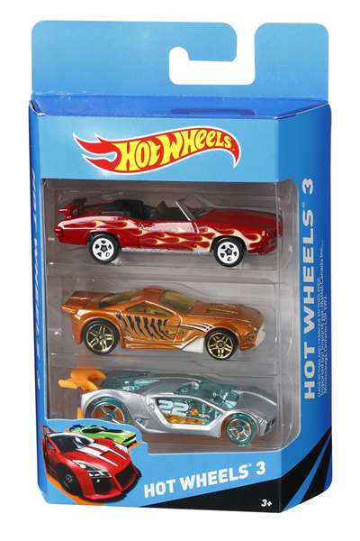 Mattel Coche Hot Wheels Pack 3 Coches Modelos Surtidos