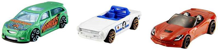 Mattel Coche Hot Wheels Pack 3 Coches Modelos Surtidos