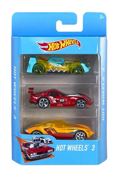 Mattel Coche Hot Wheels Pack 3 Coches Modelos Surtidos