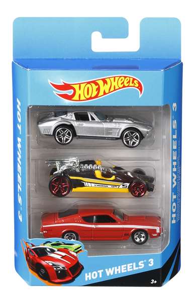 Mattel Coche Hot Wheels Pack 3 Coches Modelos Surtidos