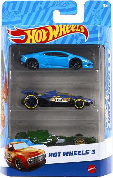 Mattel Coche Hot Wheels Pack 3 Coches Modelos Surtidos