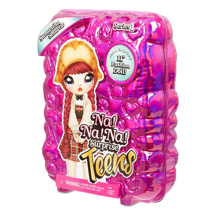Mga Na! Na! Na! Surprise Teens Muñeca Samantha Smartie 573876 Muñeca de Moda Suave con Estilo de Colegiala