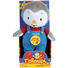 Jemini Peluche musical T'choupi +/- 20cm