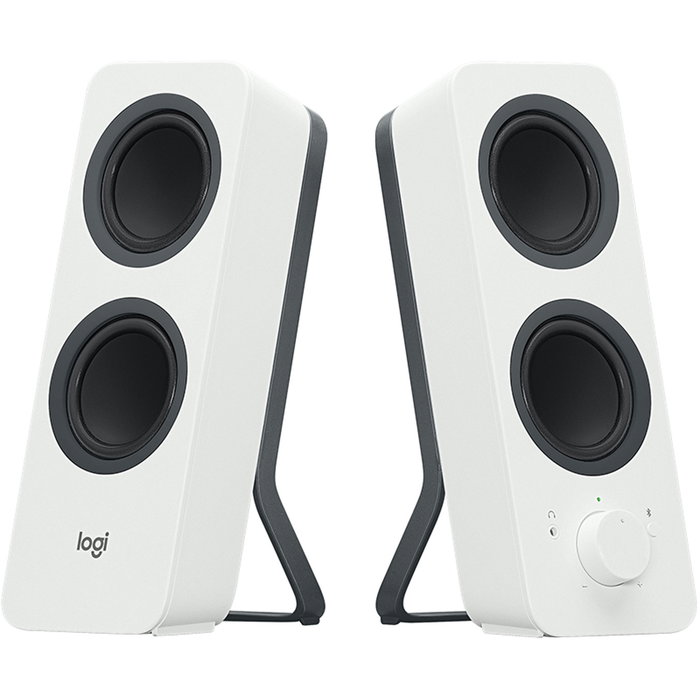 Logitech Altavoces Z207 Bluetooth Blanco 980-001292 Conectividad Inalámbrica y Cableada para PC Mac Smartphone Tablet Sonido Estéreo Claro