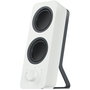 Logitech Altavoces Z207 Bluetooth Blanco 980-001292 Conectividad Inalámbrica y Cableada para PC Mac Smartphone Tablet Sonido Estéreo Claro