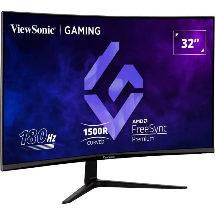 Viewsonic VX3218-PC-MHD Pantalla Curva para Juegos de PC 32" FHD Panel VA 1ms 165Hz DisplayPort AMD FreeSync