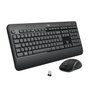 Logitech MK540 Advanced Combo Teclado y Ratón Inalámbrico para PC, Receptor Unifying, Diseño Francés AZERTY, Teclado Completo Resistente a Salpicaduras