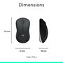 Logitech MK540 Advanced Combo Teclado y Ratón Inalámbrico para PC, Receptor Unifying, Diseño Francés AZERTY, Teclado Completo Resistente a Salpicaduras