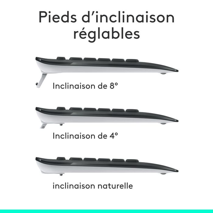 Logitech MK540 Advanced Combo Teclado y Ratón Inalámbrico con Receptor Unifying FR