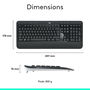 Logitech MK540 Advanced Combo Teclado y Ratón Inalámbrico con Receptor Unifying FR