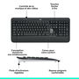 Logitech MK540 Advanced Combo Teclado y Ratón Inalámbrico con Receptor Unifying FR