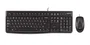 Logitech 920-002539 MK120 - Teclado USB con Teclado Numérico y Ratón Óptico Incluido - AZERTY Francés - Negro - 1.5m Cable Teclado y 1.8m Cable Ratón - Resistente a Derrames (60ml)