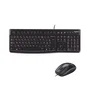 Logitech MK120 Combo de Teclado Francés AZERTY y Ratón Óptico Negro