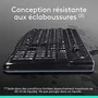 Logitech MK120 Combo de Teclado Francés AZERTY y Ratón Óptico Negro