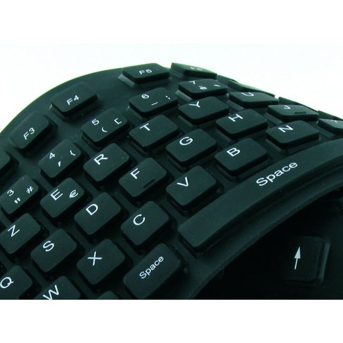 Mobility Lab Teclado Flexible USB Azerty Impermeable y Enrollable ML300559
