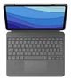 Logitech Combo Touch AZERTY Francés Gris para iPad Pro