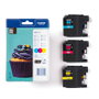Brother LC123RBWBP Multipack de 3 Cartuchos de Tinta (C/M/Y) en Blíster