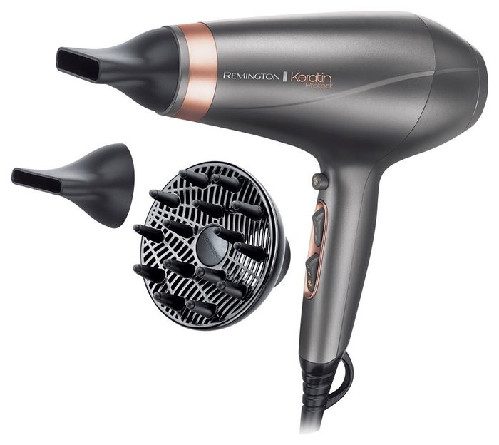 Remington AC8820 Keratin Protect Secador de pelo 2200W - Gris